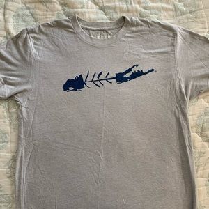 Tan Long Island fishbone T-shirt